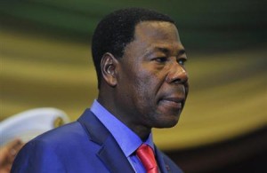 Burkina Faso's President Yayi attends a meeting of the Economic Community of West African States in Abuja