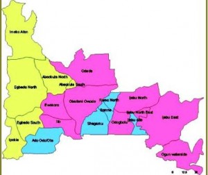 Ogun Map
