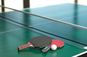 Table tennis rackets and ball NTTF