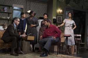 Handout shows a scene from the play "A Raisin in the Sun" by Lorraine Hansberry