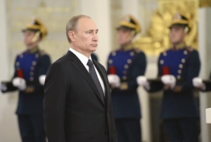 Russian President Putin attends a state awards ceremony in the Kremlin