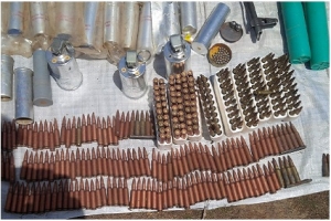 Assorted types of ammunition