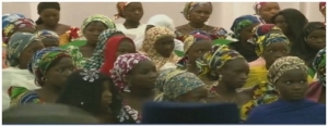 Chibok-Girls-at-meeting-with-president-jonathan