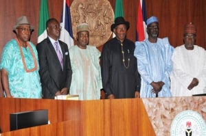 jonathan_with_new_ministers