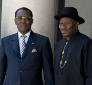 Goodluck Jonathan and Idriss Deby.