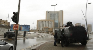 Security forces surround Corinthia hotel after a car bomb in Tripoli