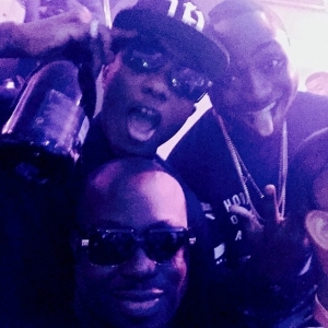 Davido at Dbanj 10th anniversary party