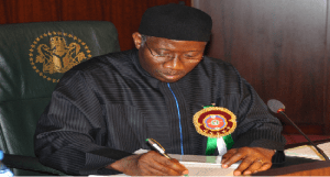 Goodluck Jonathan on Constitution amendment 