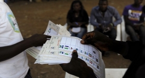 Thumb-printing of ballot papers