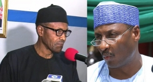 Muhammadu Buhari and Adamu Muazu PDP congratulate Buhari