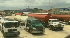 Fuel tankers lifting fuel to Abuja, Nigeria