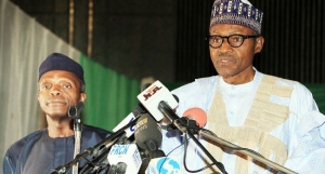 Muhammadu Buhari and Orofessor Yemi Osinbajo on APC policy