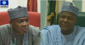 Senator Bukola Saraki and Yakubu Dogara of the APC