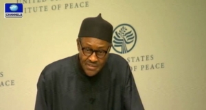 Muhammadu Buhari in the Institute of Peace