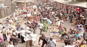 Uselu market traders, protest, shop demolition