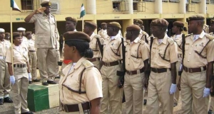 Immigration recruits in Nigeria