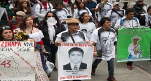 family members of 43 mexico students