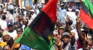 Pro Biafran supporters Stage Protest In Rivers