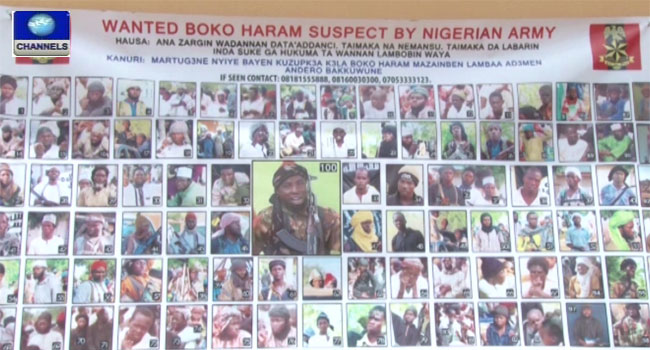 Wanted Boko Haram terrorists 