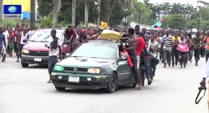 MASSOB and IPOB Demonstrate for Biara