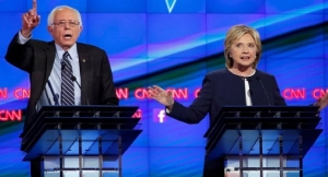 US Democratic Debate: Bernie Sanders and Hillary Clinton