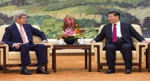 john kerry and Xi Jinping