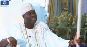 Adeyeye Ogunwusi, Ooni of Ife in Osun State, on Otisese ‎Carnival 