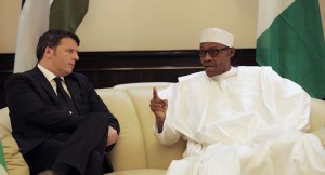 Muhammadu-Buhari-and-Matteo-Renzi on police training