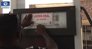 DPR seals petrol service station