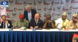 NPFL-La-Liga-sign-5-Year-Partnership