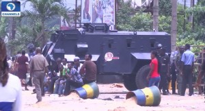 Police-Uniport-protest