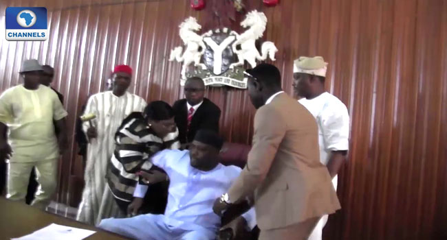 Edo-House-of-Assembly-crisis-fight2