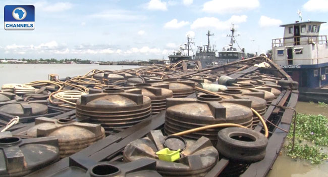 Navy intercepts stolen refined oil