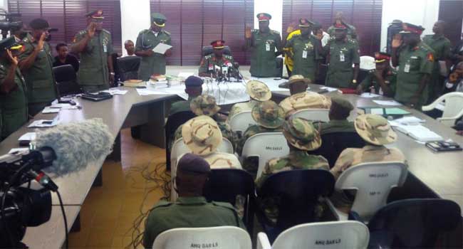 General Court Martial Jails Three Soldiers