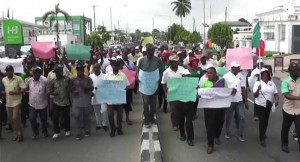 Workers-protest