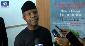 Yemi Osinbajo Nigeria VP on Africa's development and climate change