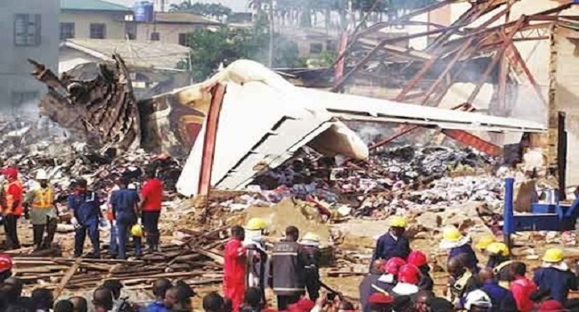 Image result for dana air crash site