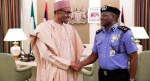 President Buhari and IGP Idirs