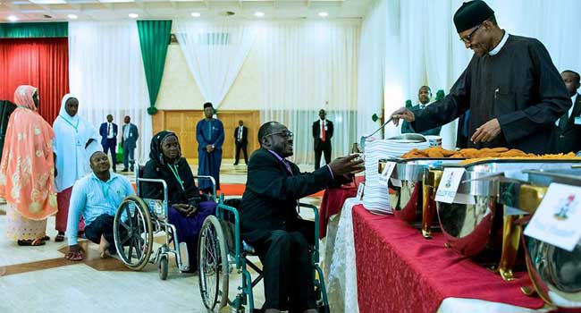 Buhari-serves-disabled