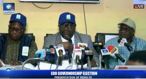 INEC Returning Officer declares Godwin Obaseki winner of Edo governorship polls
