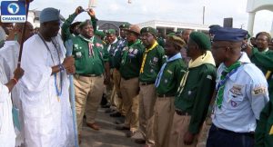 Ooni and Scout in Nigeria