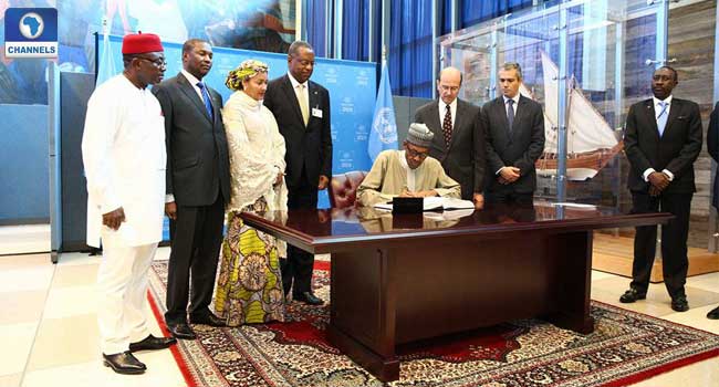 Buhari, Paris Agreement, Nigeria, Climate Change, Muhammadu Buhari, UN General Assembly