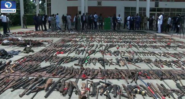 guns-recovered-in-amnesty-programme-in-rivers-state