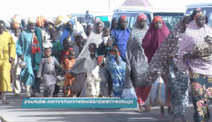 Displaced Nigerians in neighbouring countries