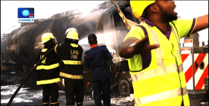 Tanker accident, Lagos-Ibadan expressway, gridlock