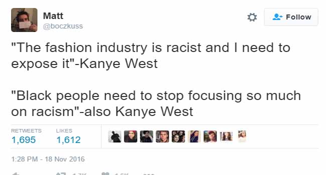 Kanye west, racism