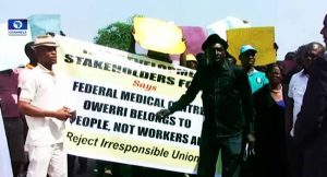 Imo Residents Protest Prolonged Crisis At FMC Owerri