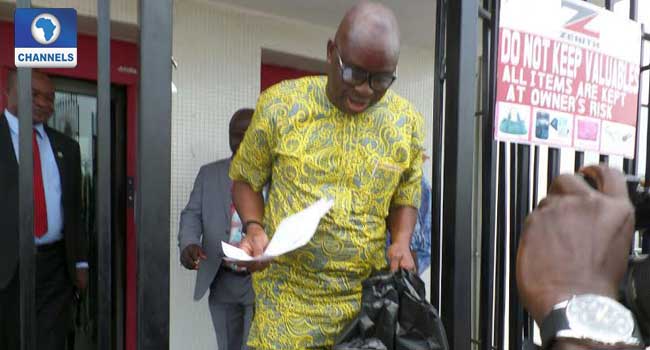 Fayose Storms Zenith Bank, Withdraws N5m
