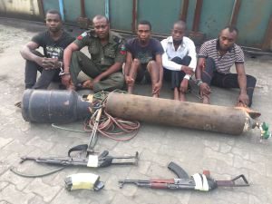 Police Foil Bank Robbery, Arrest Bank Staff, Security Men