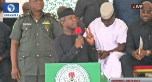 VP Osinbajo Visits Gbaramatu Kingdom in Niger Delta